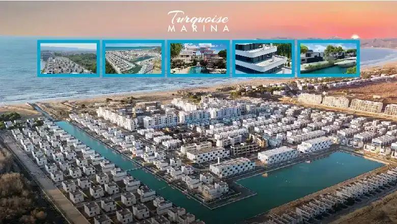 Turquoise Marina · Vizualizim ilustrues 3D