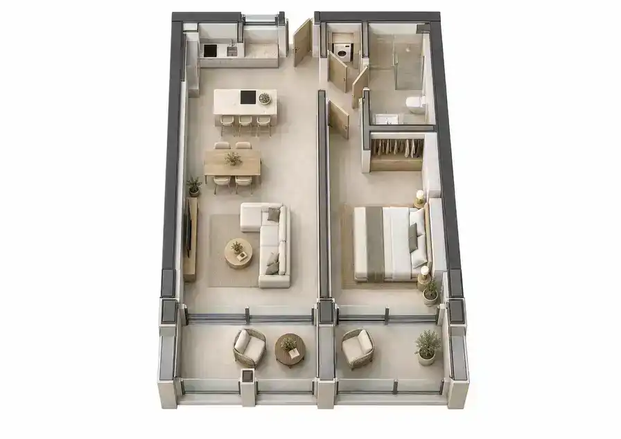Green Coast G17 · A48 · Vizualizim ilustrues 3D